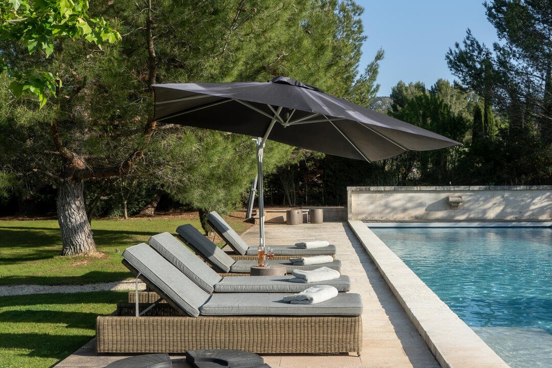 Charmante vakantiewoning in Eygalières met een privégym 4 - Mas des Aupiho: Villa: Pool