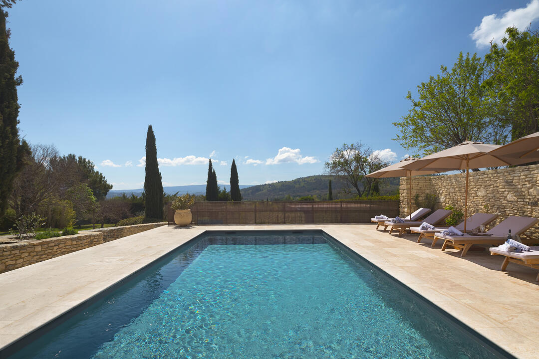 Smaakvol gerestaureerde boerderij en verwarmd zwembad in de Luberon 5 - Mas Vaudois: Villa: Pool