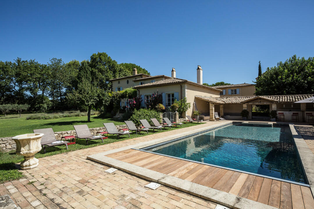 Estate that can accommodate up to 14 adults and 6 children, in Uzès 4 - Domaine d\'Uzès: Villa: Pool