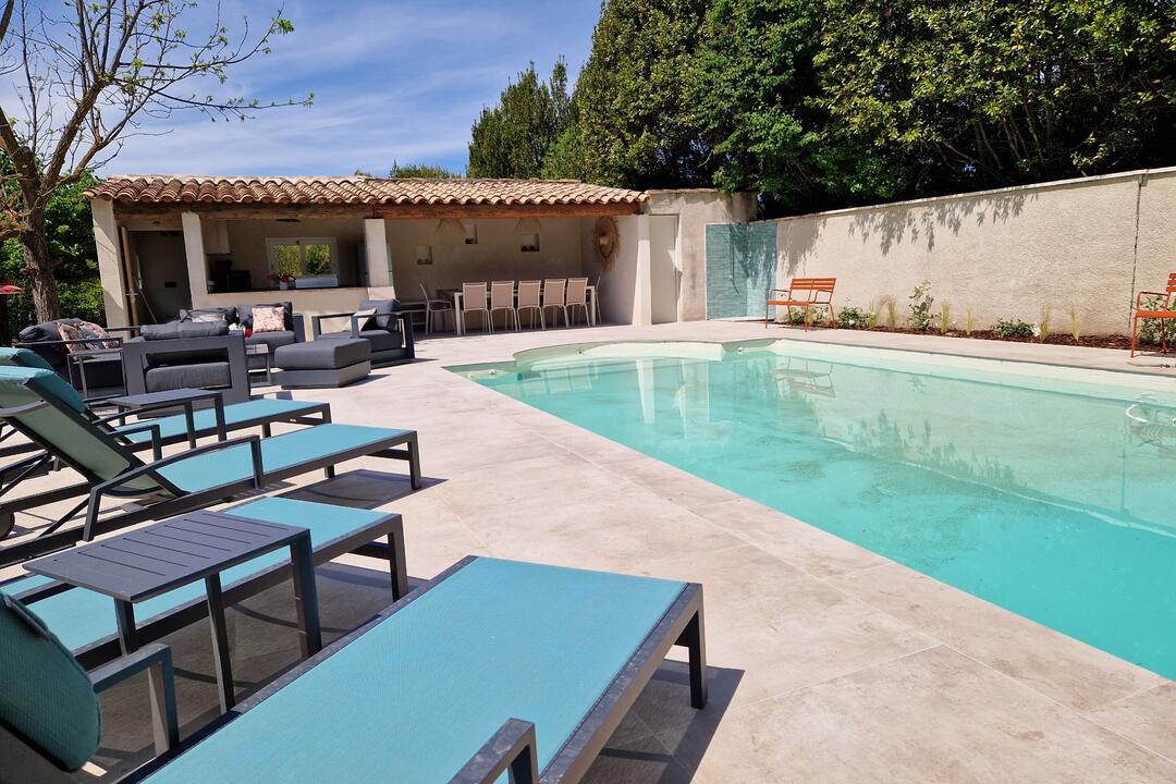 Vakantiewoning met verwarmd zwembad in Saint-Rémy-de-Provence 4 - Maison des Alpilles: Villa: Pool