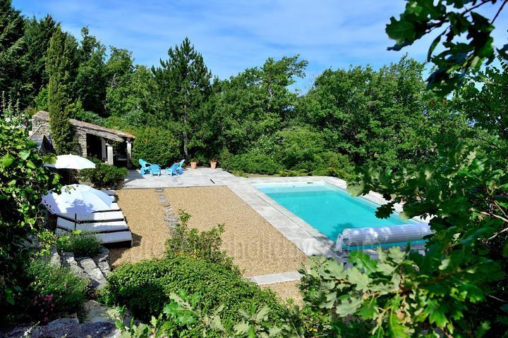 Huisdiervriendelijk vakantiehuis met twee privézwembaden 2 - Le Mas Rosa: Villa: Pool