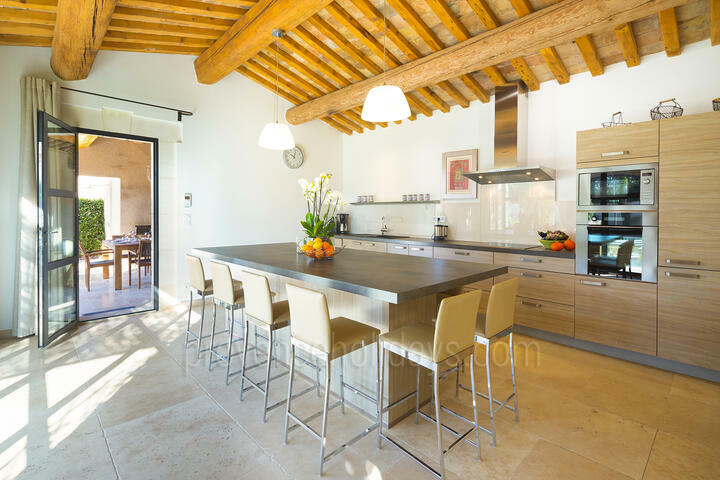 Beautifully Restored Farmhouse with Heated Pool 3 - Maison Eyguières: Villa: Interior