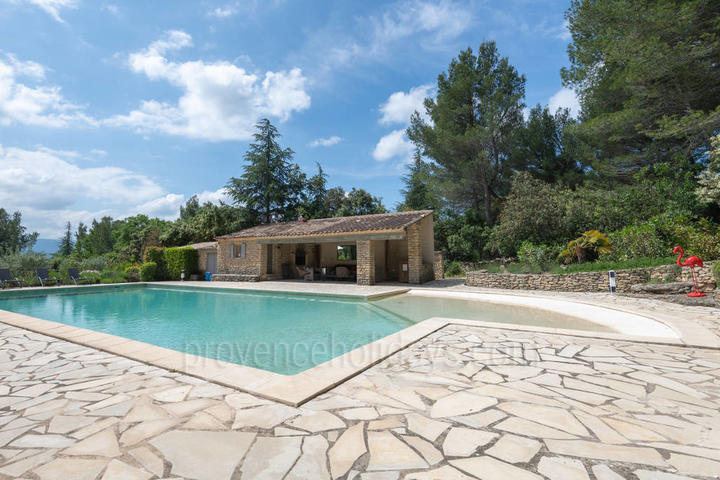 Luxe vakantiewoning met verwarmd zwembad dichtbij Gordes 2 - Mas Provence: Villa: Pool