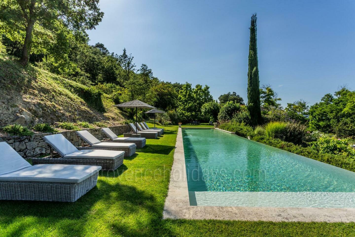 Superbe maison de vacances avec piscine à débordement chauffée à Ménerbes 1 - Ménerbes Mas: Villa: Pool