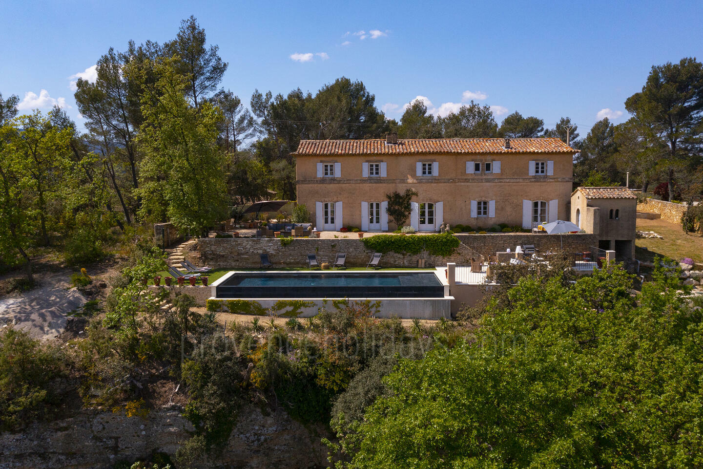 Villa in Ménerbes met airconditioning en prachtig uitzicht 1 - Maison Ménerbes: Villa: Exterior