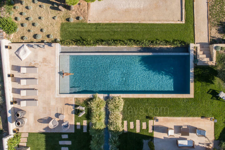 Luxe vakantiewoning met verwarmd zwembad in de Alpilles 3 - La Bastide de Maussane: Villa: Pool