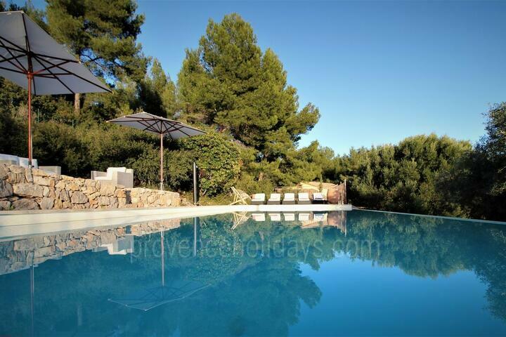 Vakantiehuis met verwarmd zwembad aan de Côte d'Azur 2 - Mas Azur: Villa: Pool