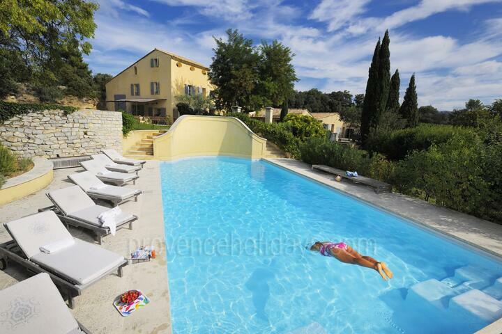 Authentieke Provençaalse Vakantiewoning met Gastenverblijf 2 - Mas des Anges: Villa: Pool
