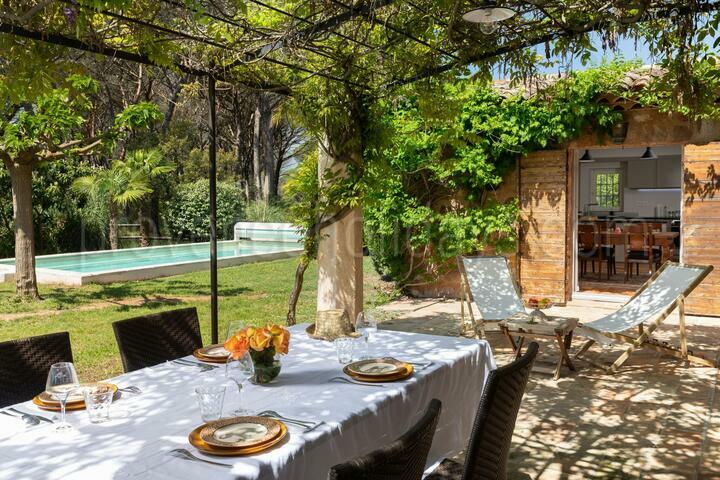 Charming Holiday Rental with Air Conditioning and Pool 2 - Mas de Vidauban: Villa: Exterior