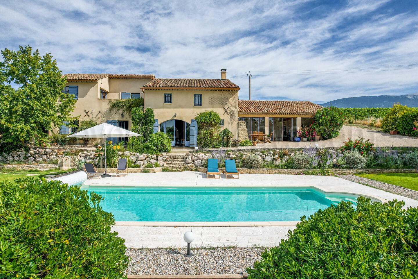 Vakantiewoning dicht bij de Mont Ventoux 1 - Villa des Tournesols: Villa: Pool