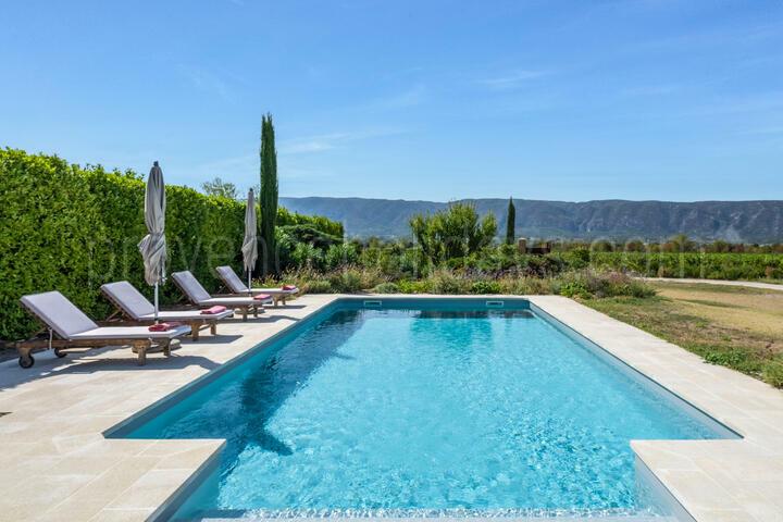 Boerderij met verwarmd zwembad in Cabrières-d'Avignon 2 - Mas d\'Antoine: Villa: Pool