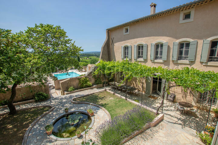 Holiday villa in Villedieu, Châteauneuf-du-Pape and surroundings