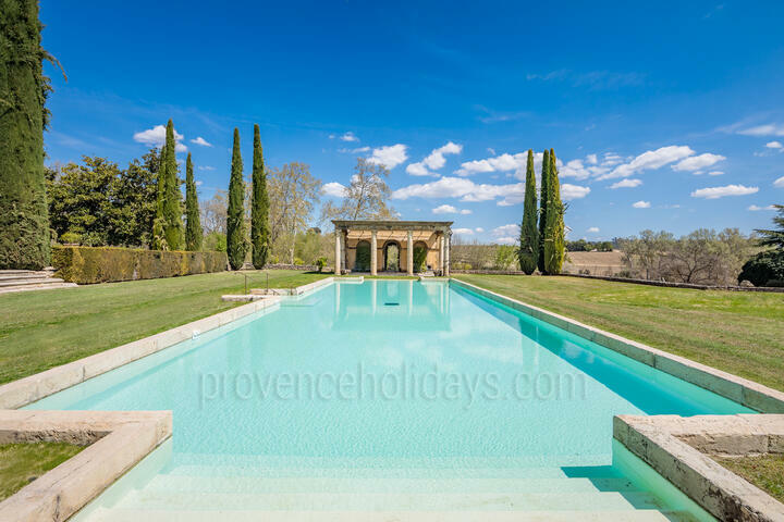 Luxury Château with Indoor and Outdoor Pools in the Luberon 2 - Château de Luberon: Villa: Pool