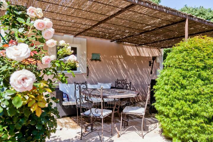 Provençal Holiday Rental with a Heated Pool in the Alpilles 3 - Villa de Manon: Villa: Exterior