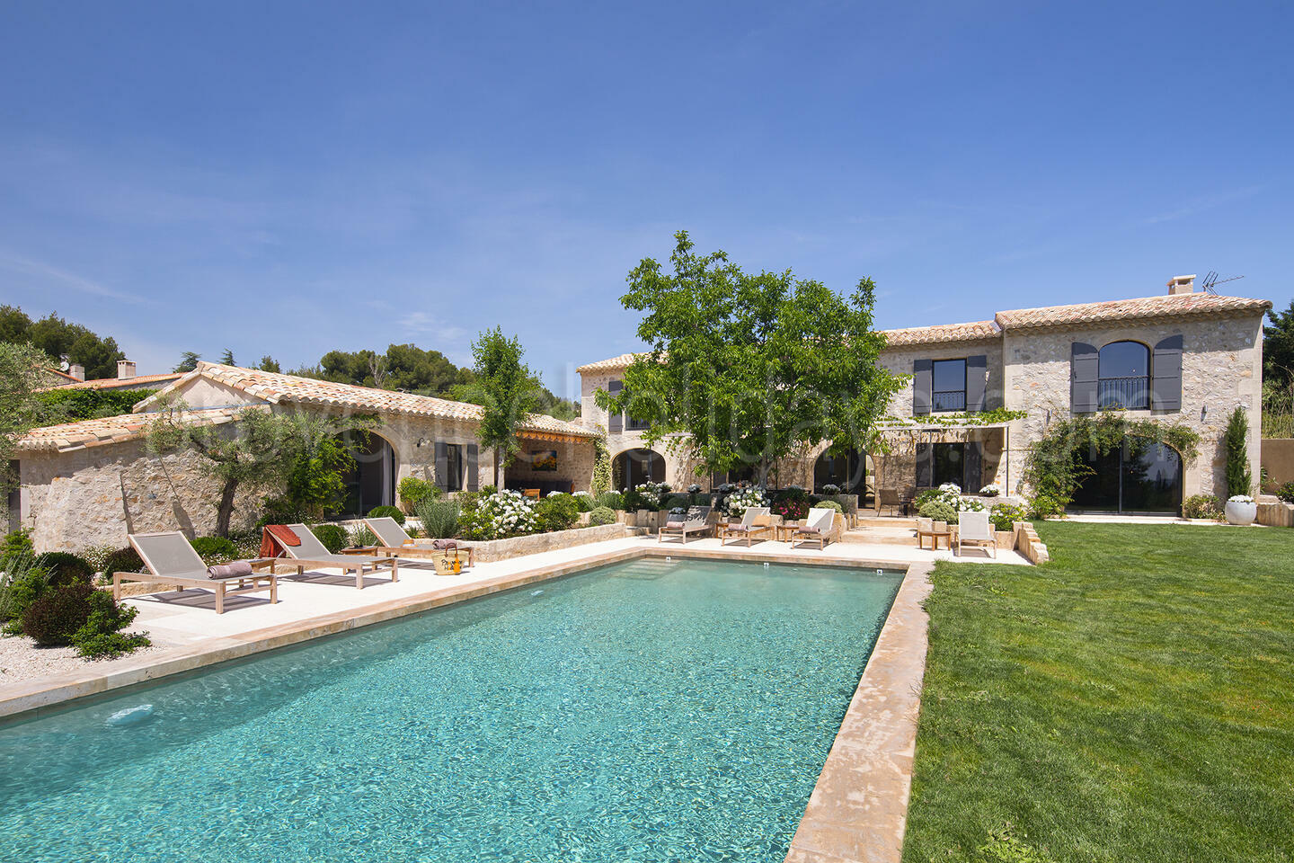 Fabulous Holiday Rental with Guest House 1 - Mas des Cerisiers: Villa: Pool