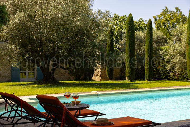 Prachtig Provençaals vakantiehuis in Gordes 2 - Pine Lodge: Villa: Pool