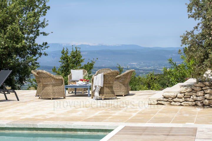 Luxury Holiday Rental with Heated Pool in Bonnieux 3 - Mas Bonius: Villa: Pool