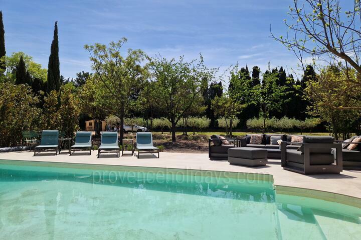 Holiday rental with heated swimming pool in Saint-Rémy-de-Provence 2 - Maison des Alpilles: Villa: Pool