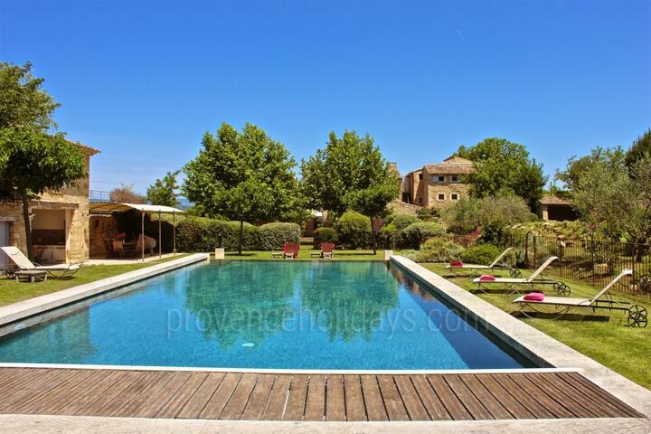 Fantastisch vakantiehuis met verwarmd zwembad in Bonnieux 2 - Mas Bonnieux: Villa: Pool