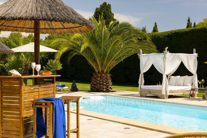 Luxury Holiday Rental with Heated Pool in Saint-Rémy-de-Provence 2 - Mas de l\'Oiseau: Villa: Pool