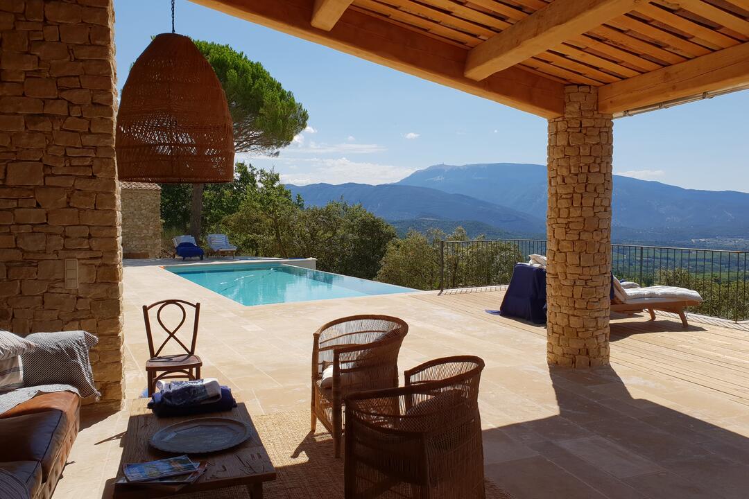 Ferienhaus mit Panoramablick und Infinity-Pool 4 - Chez Cécile: Villa: Exterior