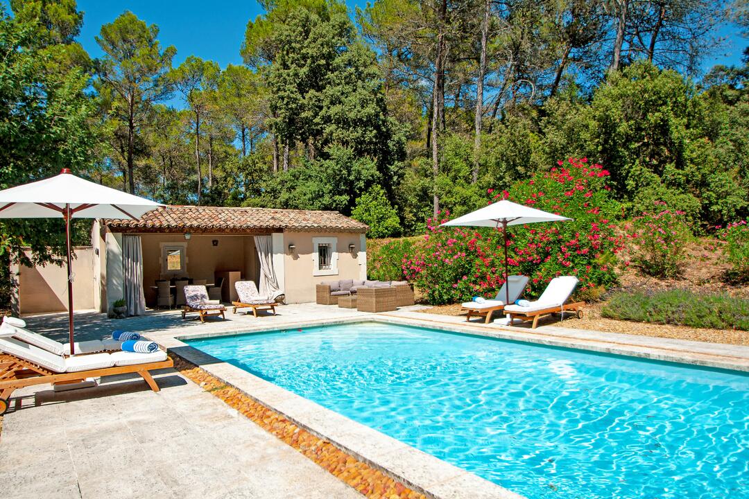 Schönes haustierfreundliches Bauernhaus mit Klimaanlage 5 - Le Mas des Roses: Villa: Pool