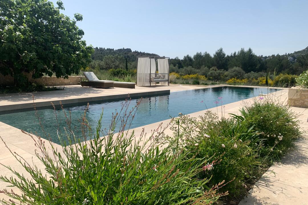 Mas entièrement rénové avec piscine chauffée et Jacuzzi 6 - Mas des Baux: Villa: Exterior