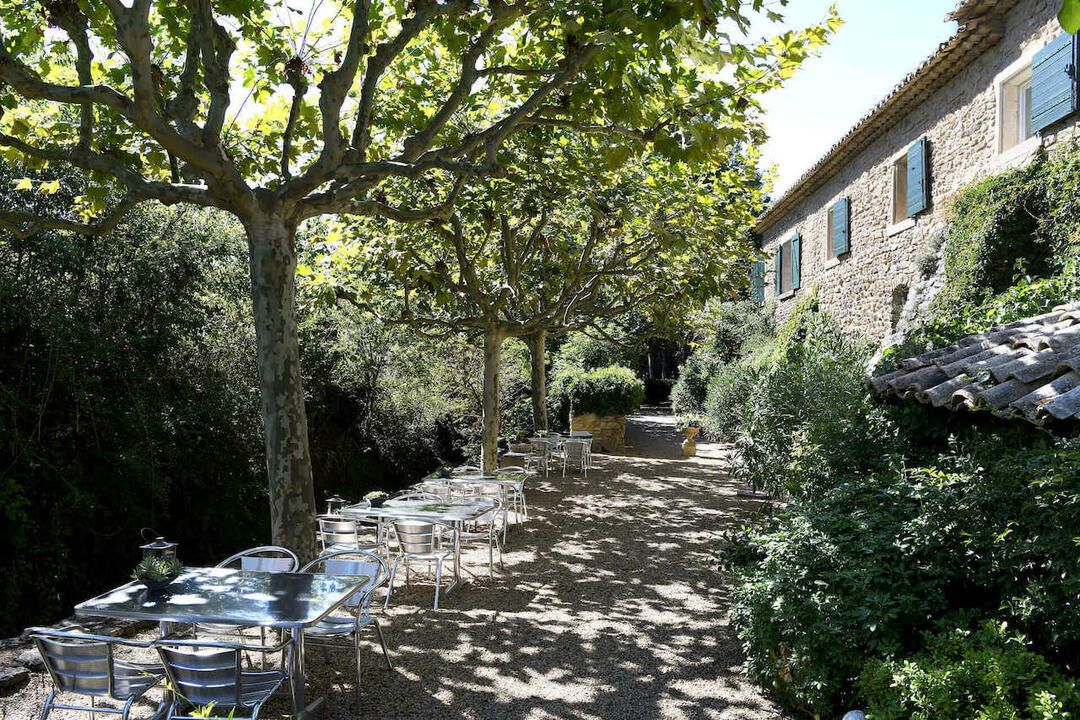 Lovingly Restored Olive Oil Mill with Heated Pool in Gordes 6 - Le Moulin de Gordes: Villa: Exterior