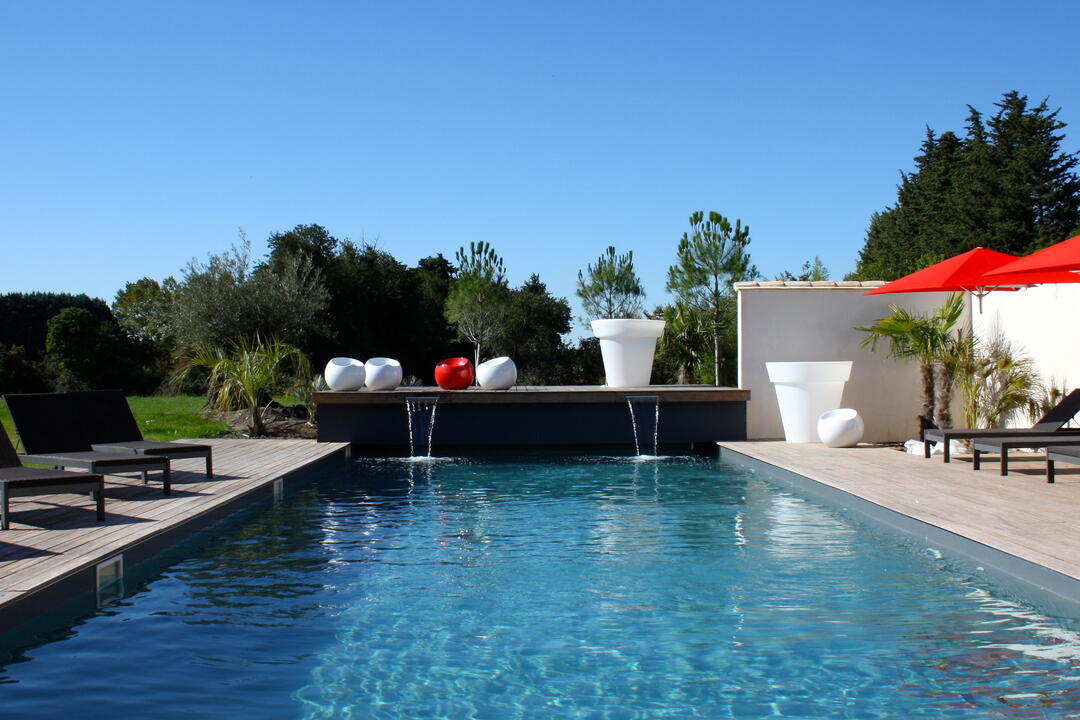 Superbe propriété pour 20 personnes dans le Luberon 4 - Mas des Vignes: Villa: Pool