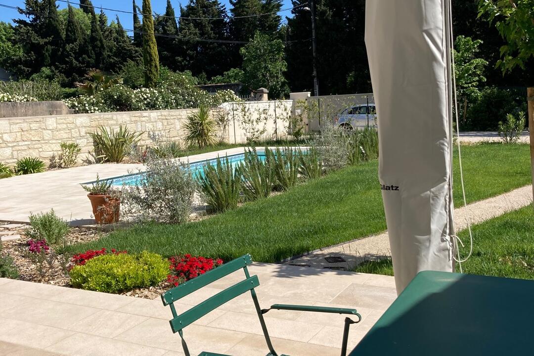 Moderne Villa mit privatem Pool in der Nähe von Avignon 5 - Maison Saint André: Villa: Exterior