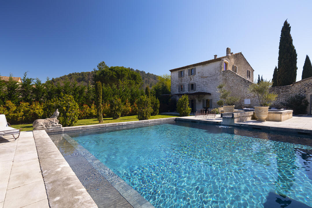 Prachtige boerderij met verwarmd zwembad in Ménerbes 7 - Le Mas des Cyprès: Villa: Pool