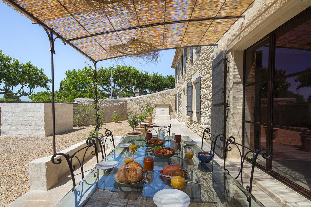 Luxury Holiday Rental with Heated Pool near Avignon 5 - Mas des Lions: Villa: Exterior