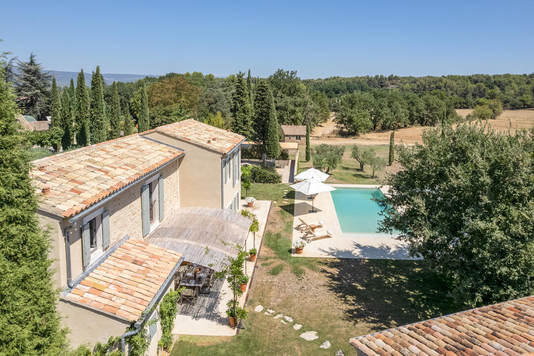 Luxury Property with Heated Pool near Oppède 7 - Mas des Vignobles: Villa: Pool