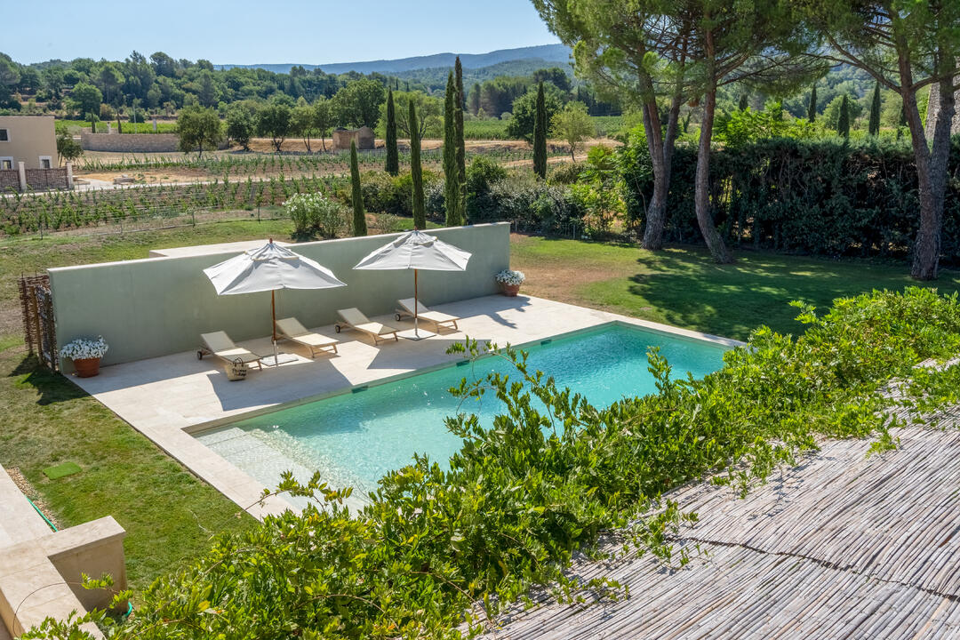 Landgoed met twee verwarmde zwembaden in de buurt van Oppède 4 - Domaine des Vignobles: Villa: Pool
