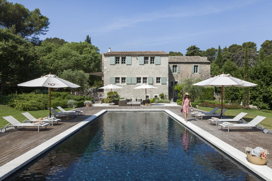 Historisches Bauernhaus mit Fitness-Suite in Saint-Rémy-de-Provence 4 - Mas du Pianiste: Villa: Pool