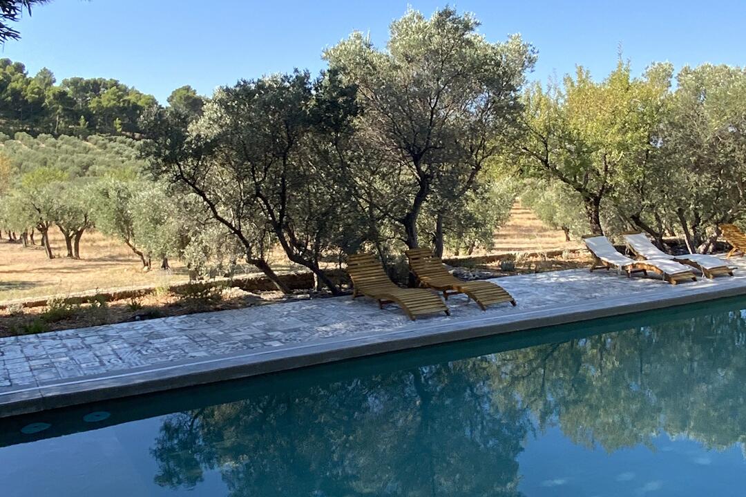 Holiday rental in the Alpilles in Provence 6 - Maison Mouriès: Villa: Exterior