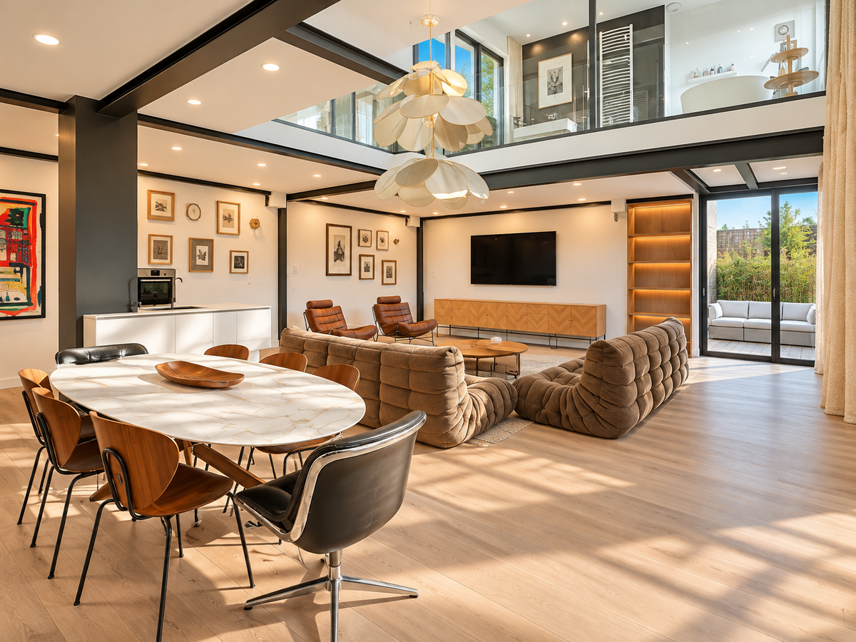 1 - A stunning loft within walking distance of the town centre: Villa: Interior