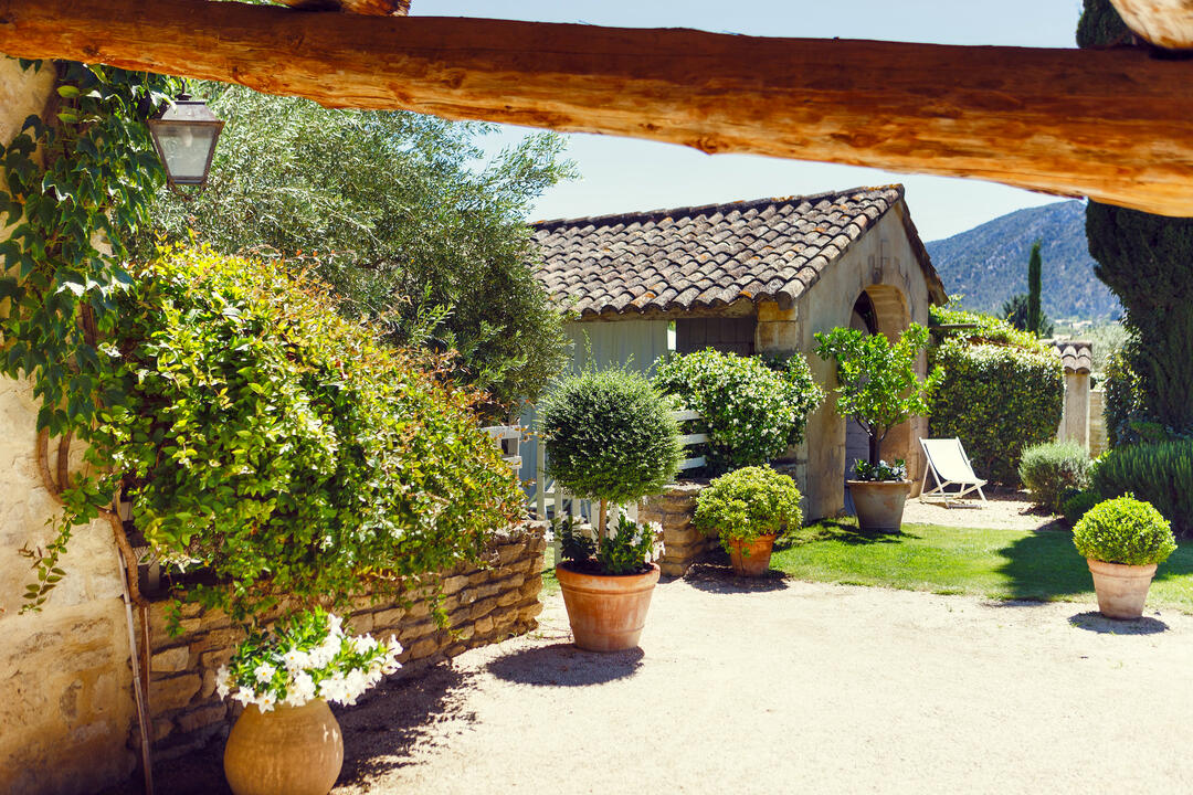 Provençaals huis op een landgoed met biologische olijfolie 5 - Mas de Robion: Villa: Exterior