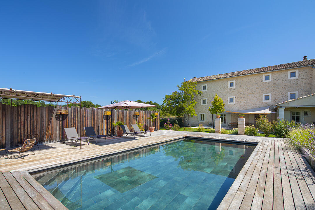 Schönes kürzlich renoviertes Bauernhaus im Luberon 4 - Mas Robion: Villa: Pool