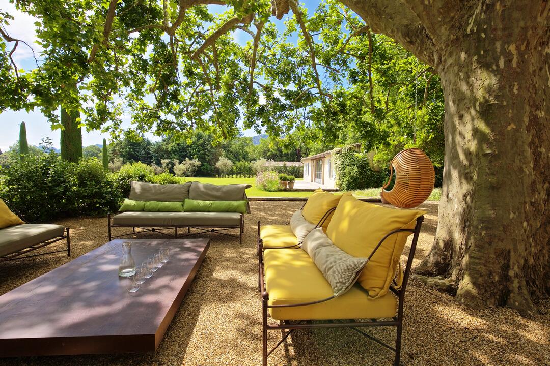Atemberaubende Ferienwohnung mit Tennisplatz in Saint-Rémy 4 - Mas Provence: Villa: Exterior