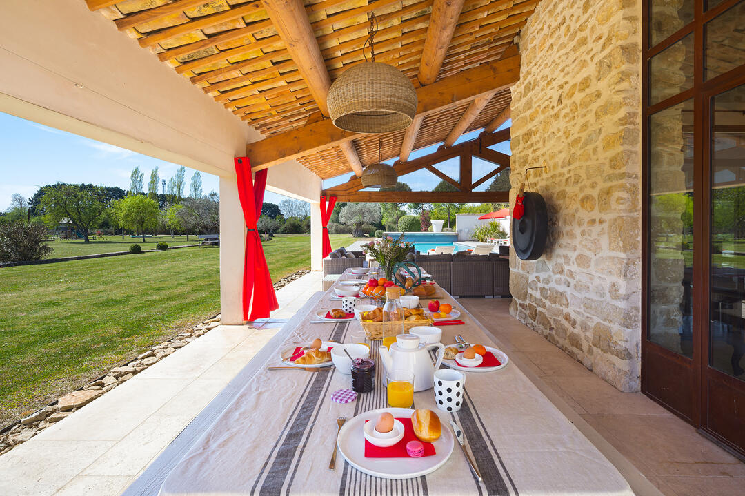 Beautiful Farmhouse for Twenty Guests in the Luberon 5 - Mas des Vignes: Villa: Exterior