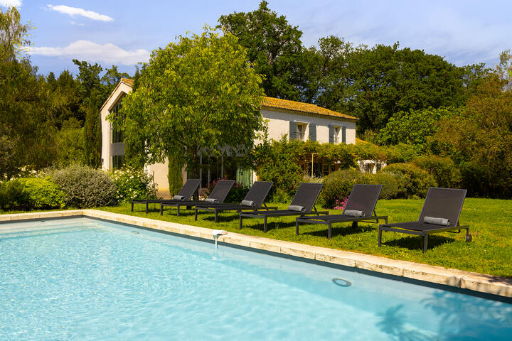 Magnificent Mas with independent annexes in the heart of the Alpilles