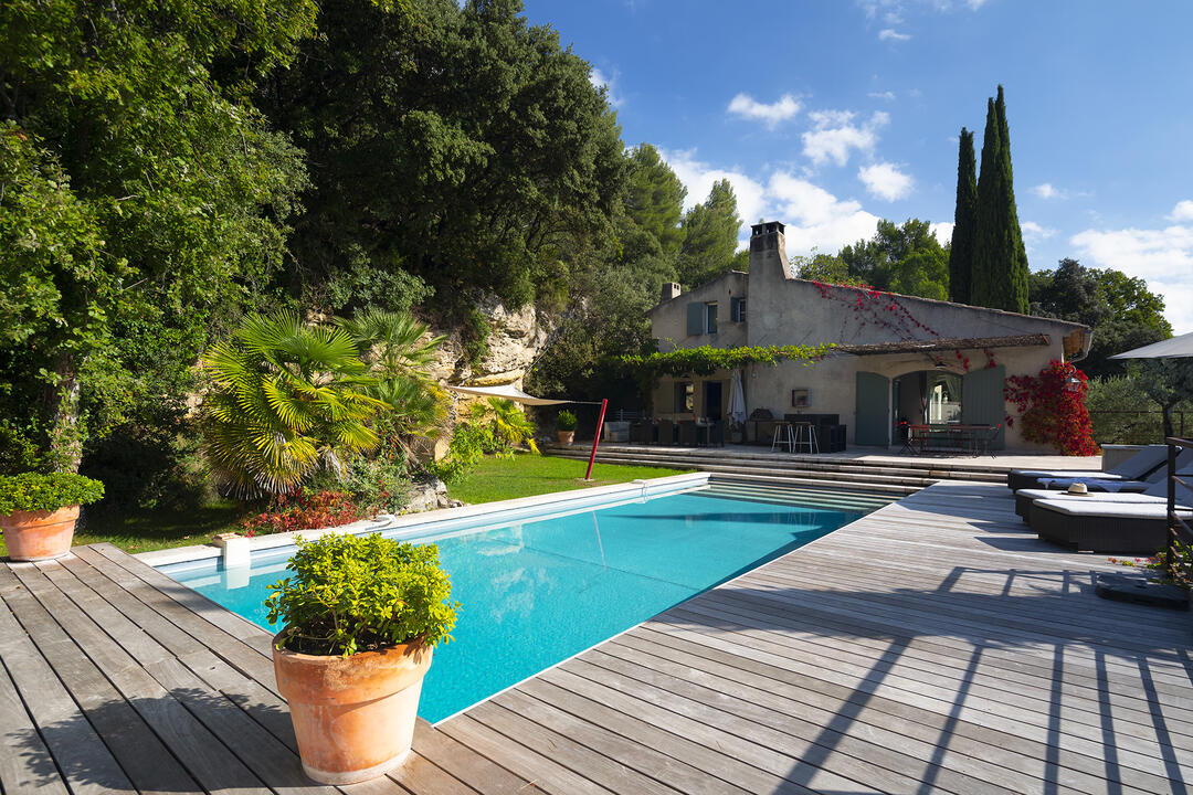 Anwesen, nur 10 Gehminuten von einem Dorf des Luberon 6 - Villa Bohème: Villa: Pool