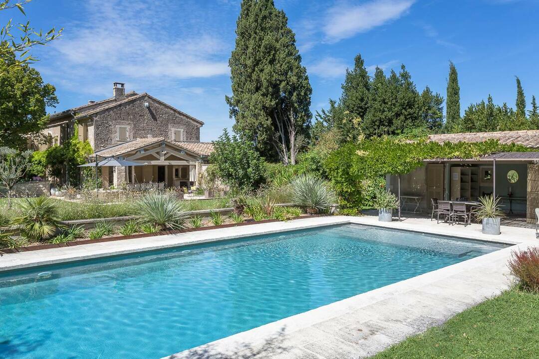Erstaunliche Ferienwohnung mit beheiztem Pool in Saint-Rémy 6 - Mas de St Roch: Villa: Pool