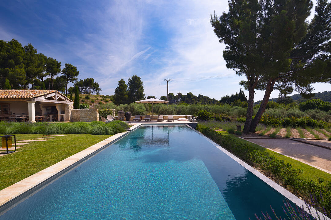 Location de vacances de luxe avec piscine chauffée dans les Alpilles 4 - La Bastide de Maussane: Villa: Pool