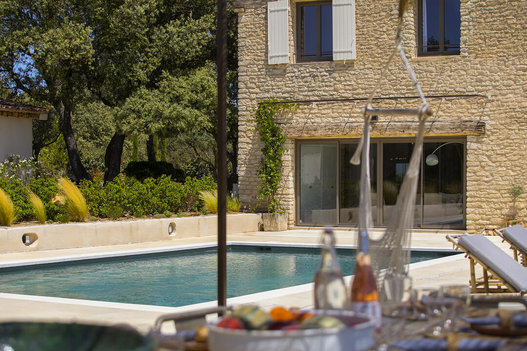 Schöne Villa mit hervorragender Aussicht im Gordes 4 - Escapade en Luberon: Villa: Pool
