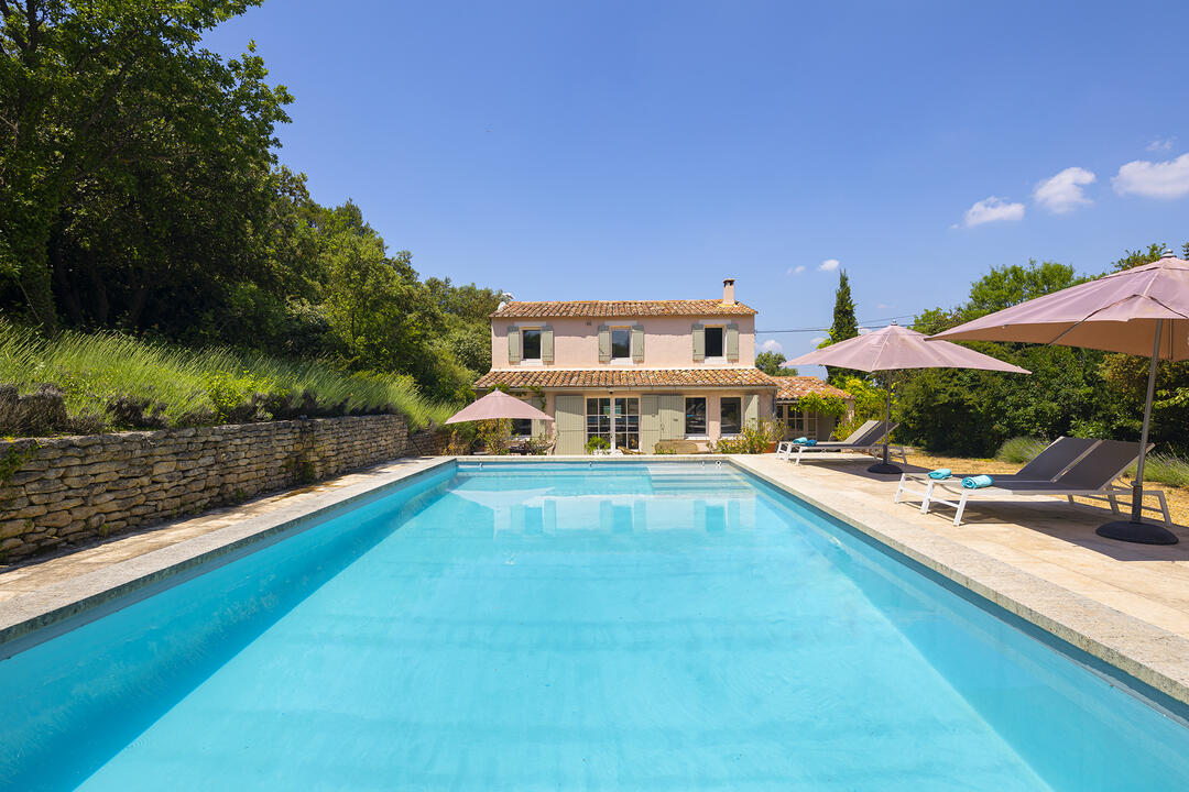Luxe woning met spectaculair uitzicht op de Luberon 4 - Maison de la Colline: Villa: Pool