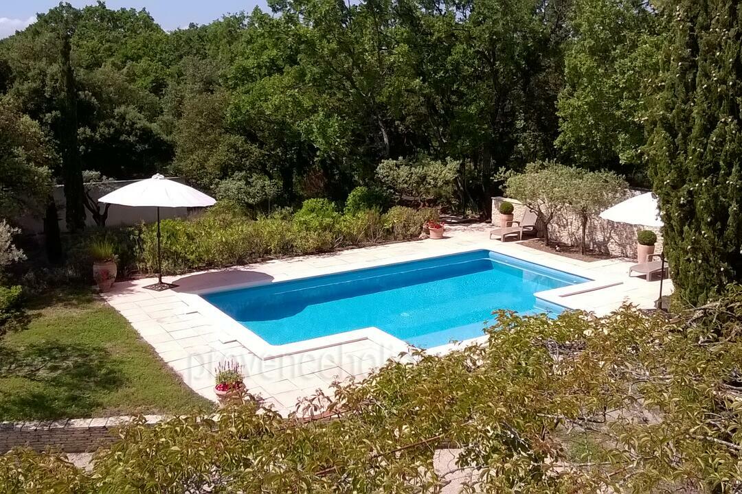 Schöne Ferienwohnung mit privatem Pool im Luberon 16 - Chez Jackie: Villa: Pool