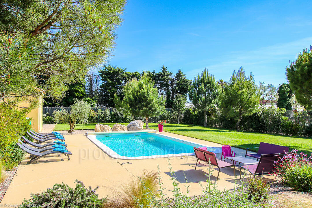 Huisdiervriendelijke villa in de buurt van de Mont Ventoux 7 - Chez Stefan: Villa: Pool