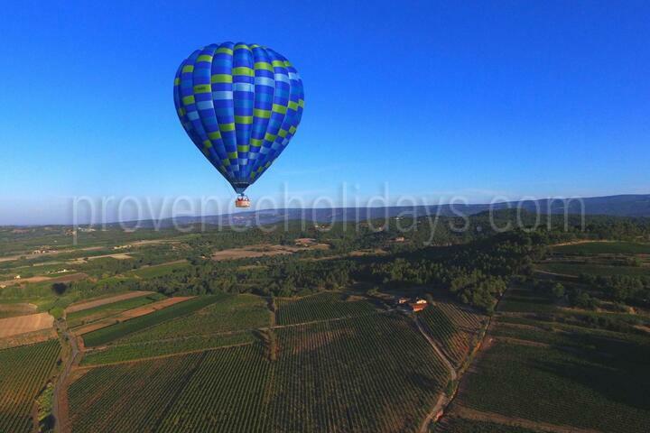 In de lucht in Roussillon